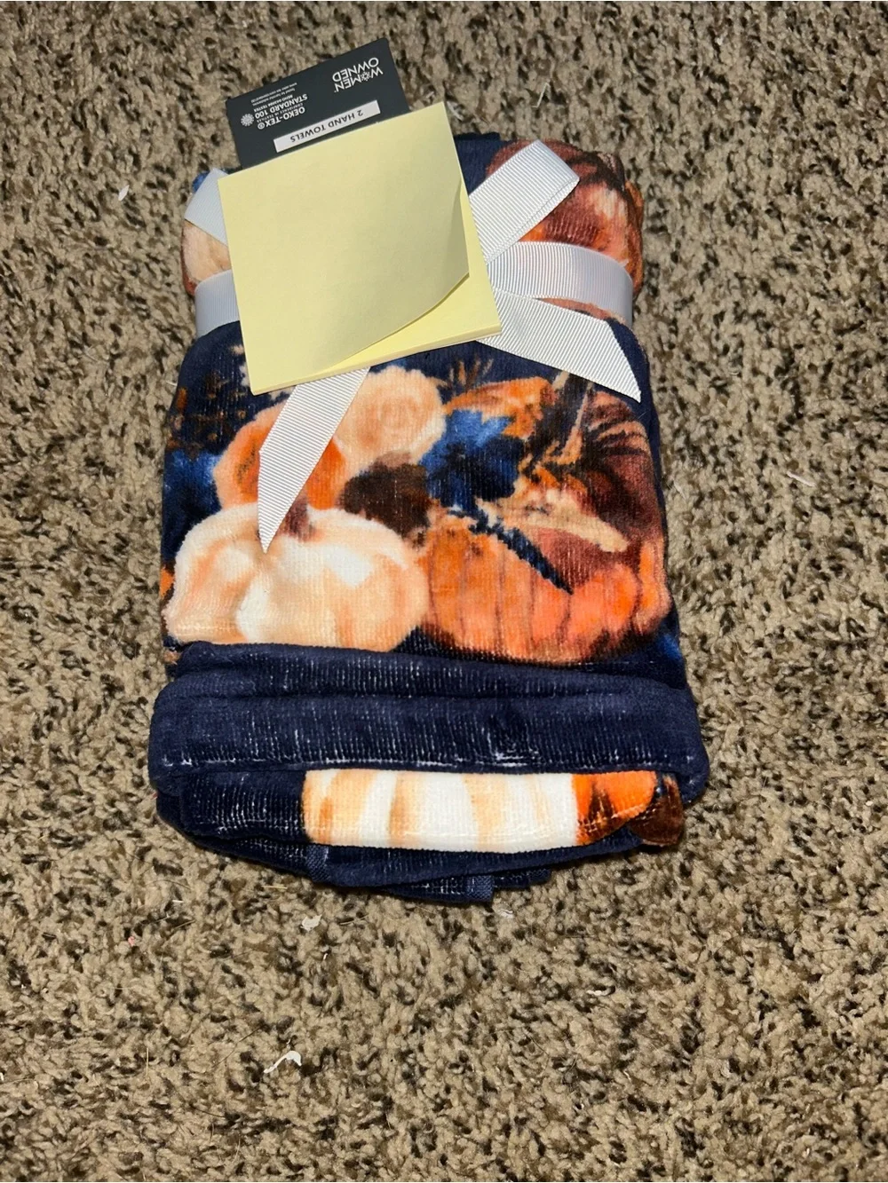 Pumpkin Fall Hand Towel Set